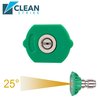 Clean Strike Pressure Washer Spray Nozzle Tips, 25-Degree Green, 1/4 Inch 5PK (3.0 Orifice) CS-1036